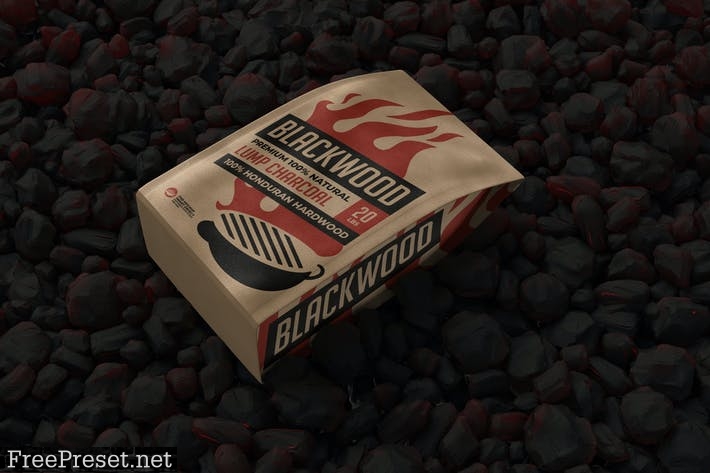 Grill Charcoal Bag Mockup 9SCESH5