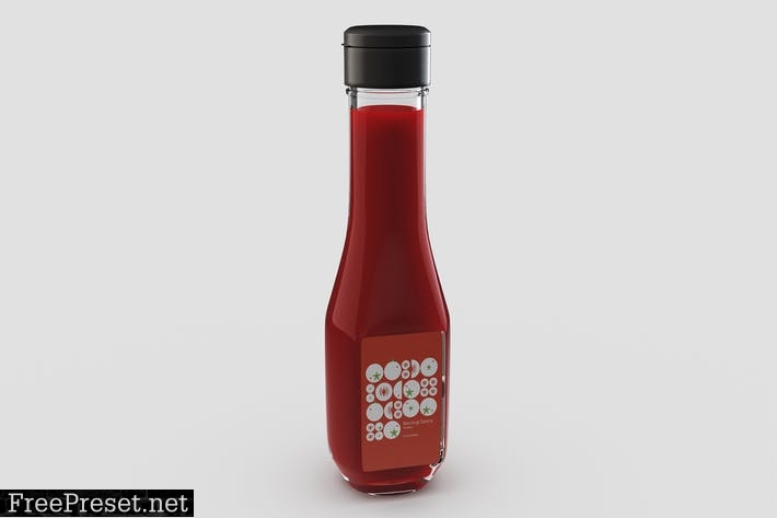 Download Hot Sauce Bottle Mockup 9la9d3y