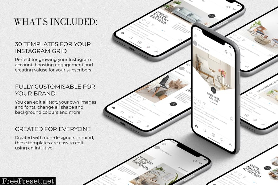 Interior Design - Social Media Templates 5J7ZVUR