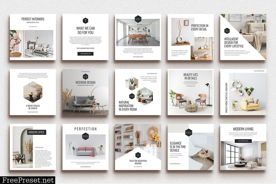 Interior Design - Social Media Templates 5J7ZVUR