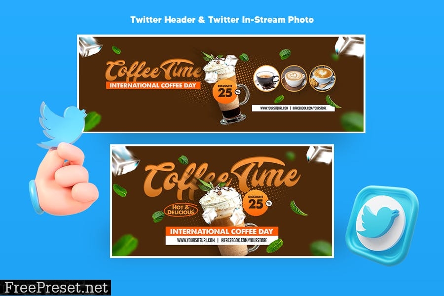 International Coffee Day Social Pack