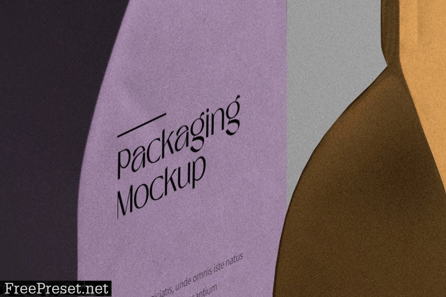 Isometric Paper Packaging Mockup 3VJ2M6U