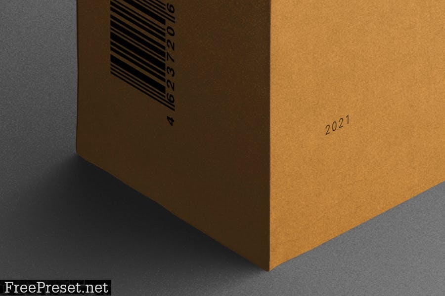 Isometric Paper Packaging Mockup 3VJ2M6U