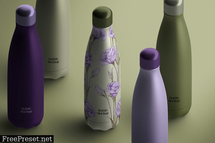 Isometric Thermo Bottle mockup D7H6ALA