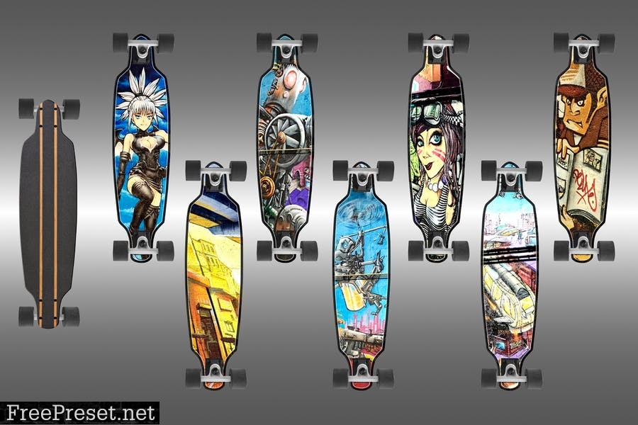 LongSkateboard-02-Mockup QSKJQF2