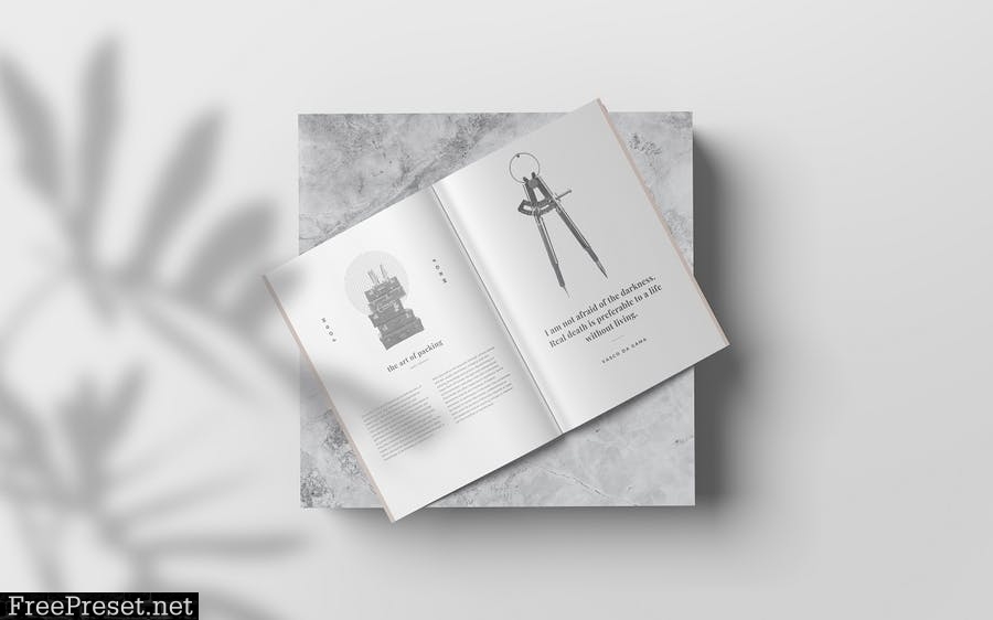 Minimal Magazine Mockup REV78CA