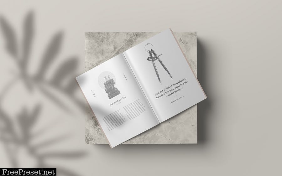 Minimal Magazine Mockup REV78CA