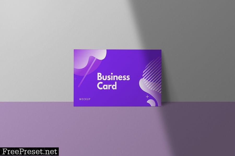 Modern Company Business Card Mockup BCP587D