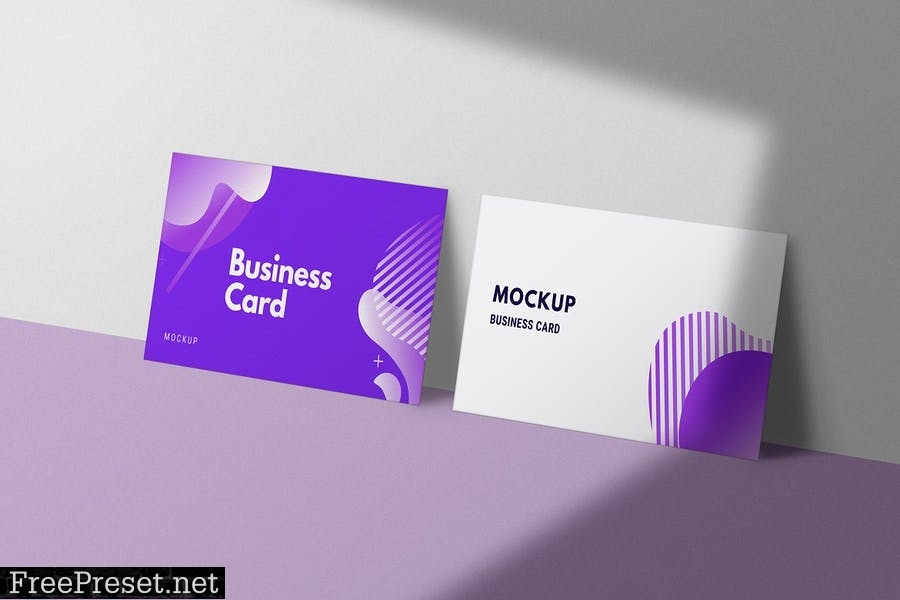 Modern Company Business Card Mockup BCP587D