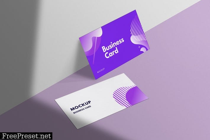 Modern Company Business Card Mockup BCP587D