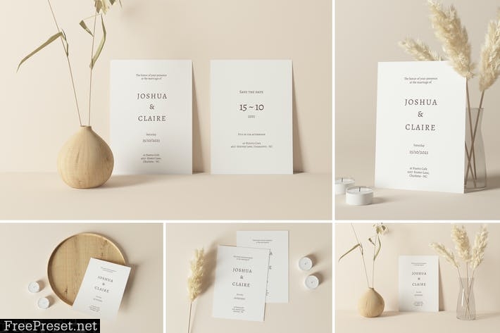 Multipurpose Paper Stationery Mockups 2PB7SCM