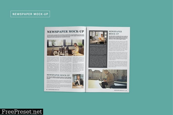 Newspaper Mockup GTRMKVA