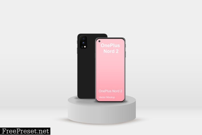 OnePlus Nord 2 Mockup ZRH8G2L