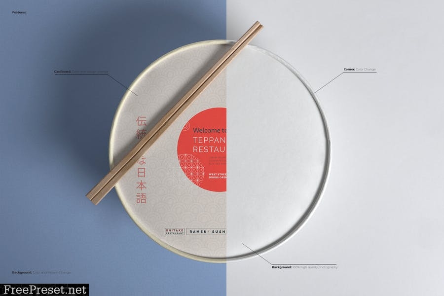 Paper Bowl Mockup