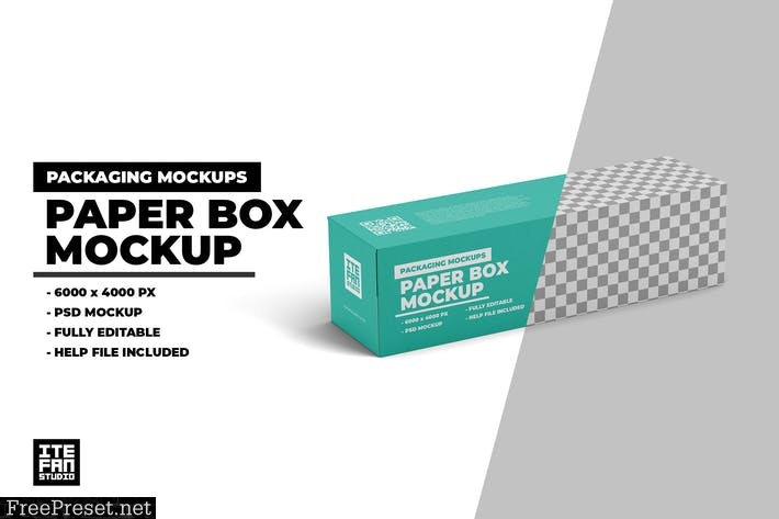 Paper Box Mockup S947Z33