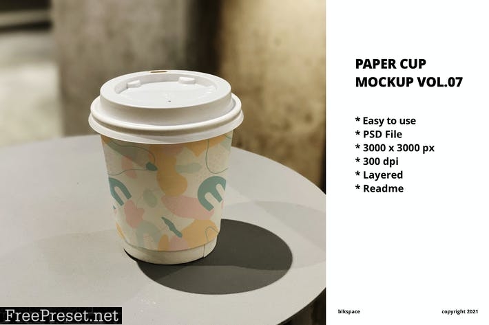 Paper Cup Mockup Vol.07