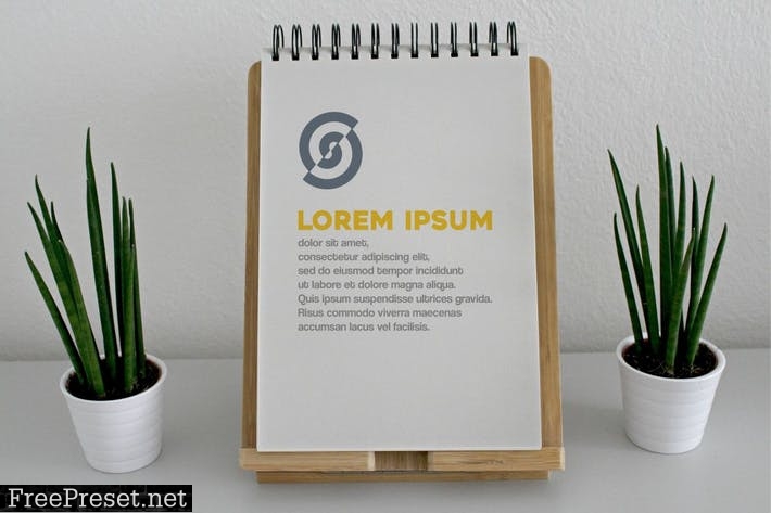 paper logo mockup GFK9TLC