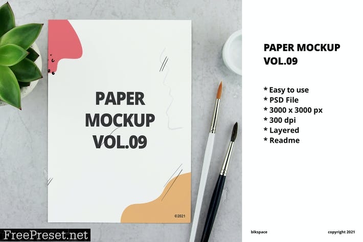 Paper Mockup Vol.09 YRARKVE