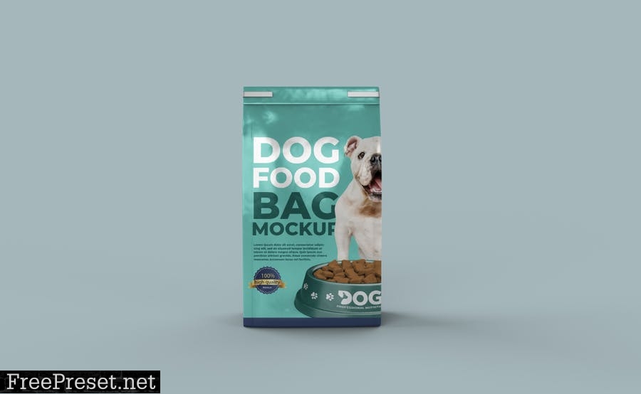 Pet Food Bag Mockup GZWSFSE