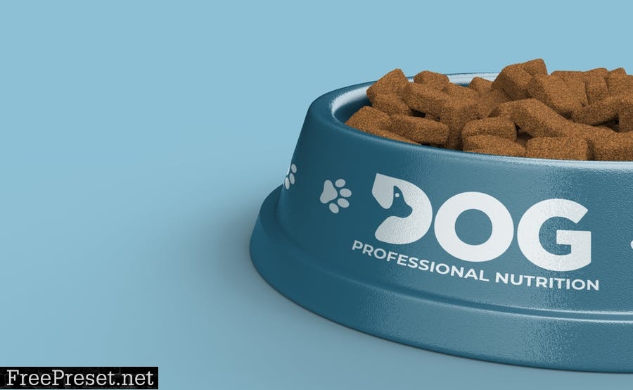 Pet Food Bowl Mockup 6CH4PVB