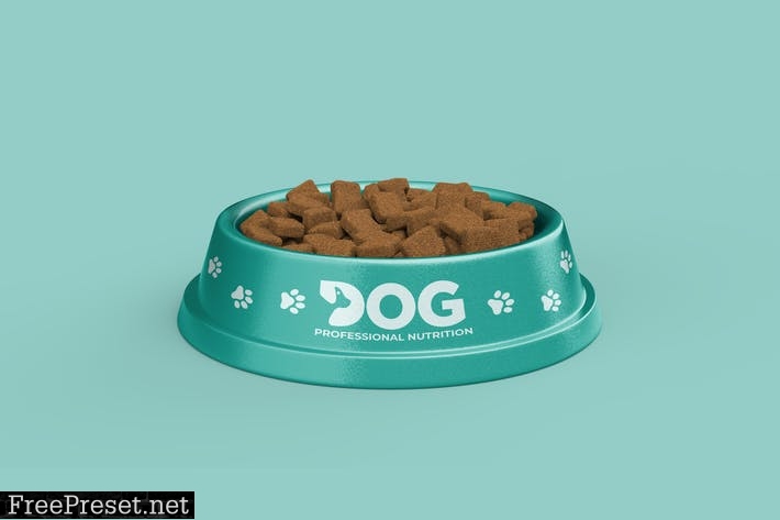 Pet Food Bowl Mockup 6CH4PVB