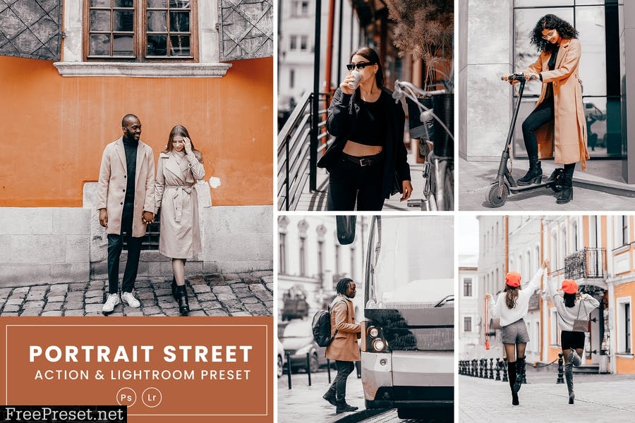 Portrait Street Action & Lightrom Presets