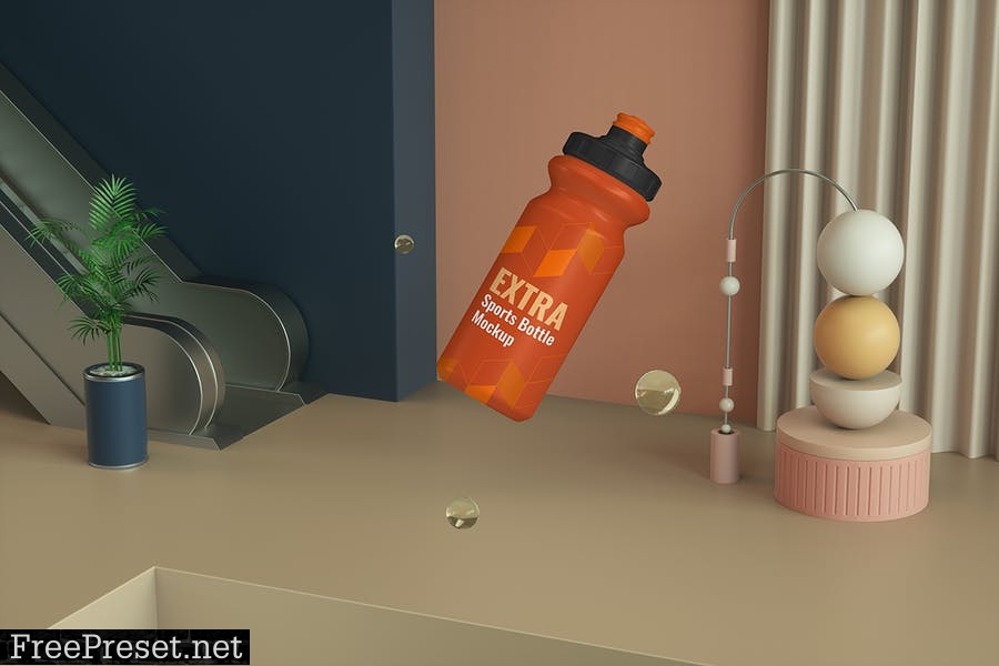 Realistic Sport Bottle Scene 5Y5Y797