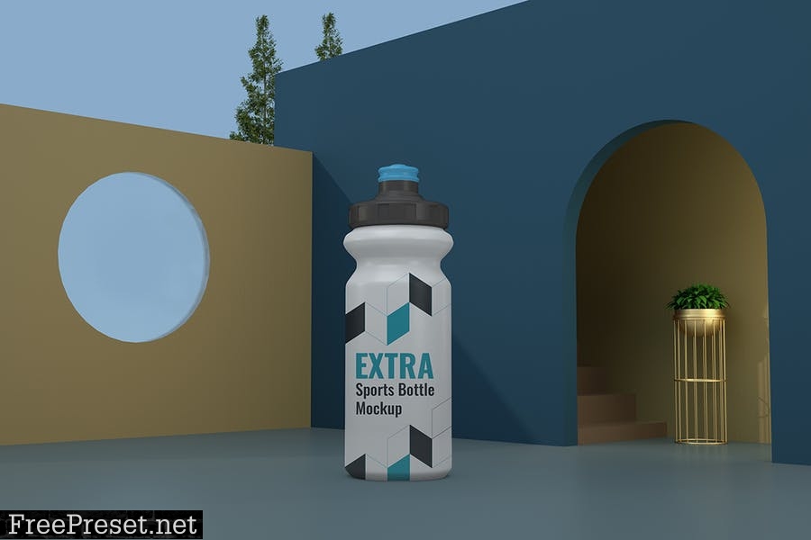 Realistic Sport Bottle Scene 5Y5Y797