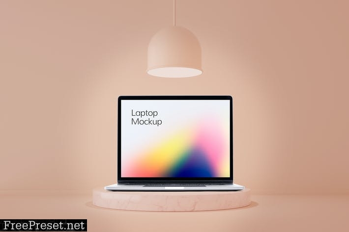 Simple Laptop Mockup SF6L2KS