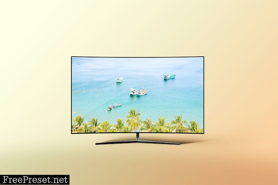 Sleek TV Mockup [VOL2] C7EYHBJ