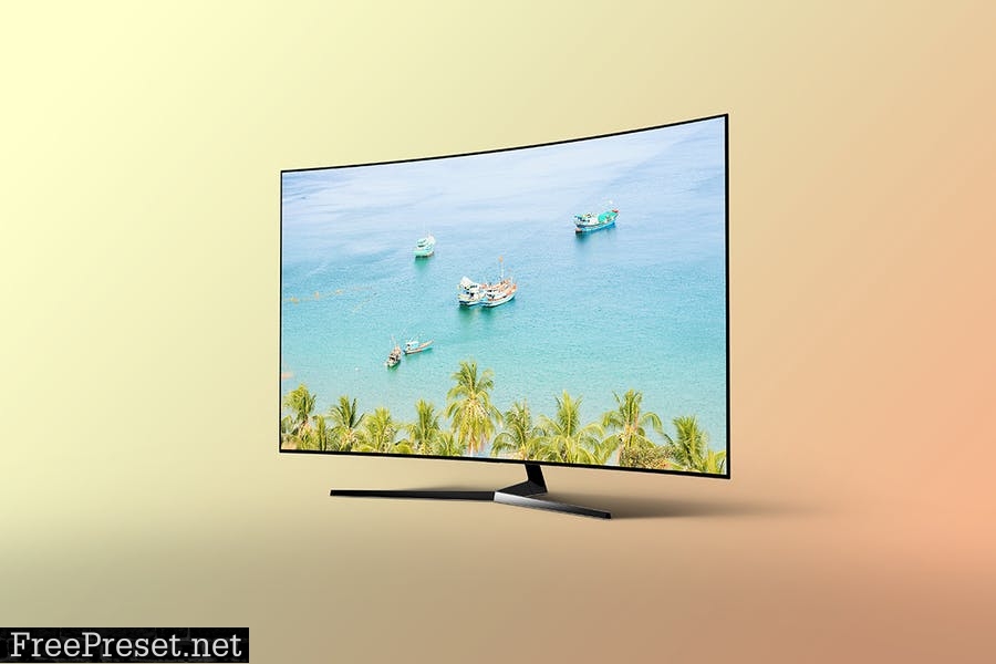 Sleek TV Mockup [VOL2] C7EYHBJ