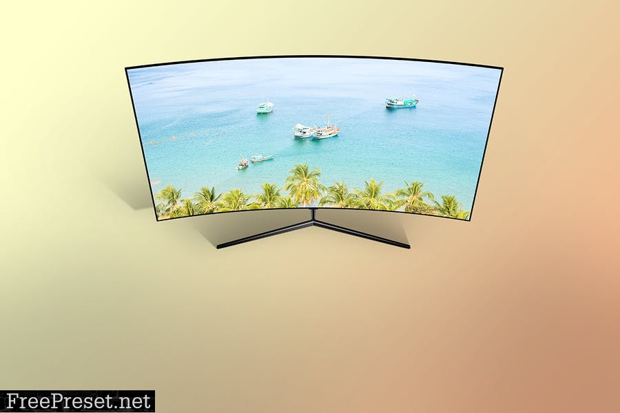 Sleek TV Mockup [VOL2] C7EYHBJ