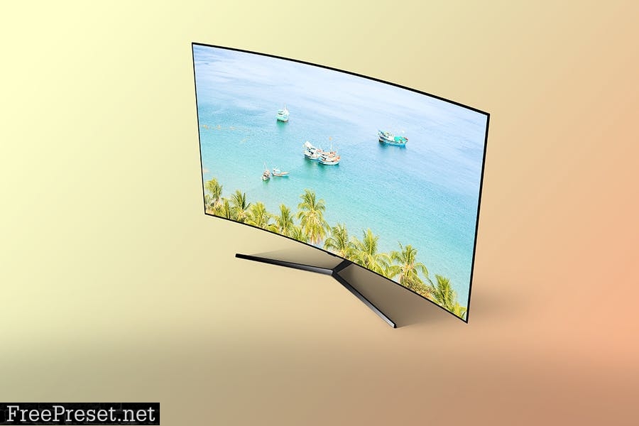 Sleek TV Mockup [VOL2] C7EYHBJ