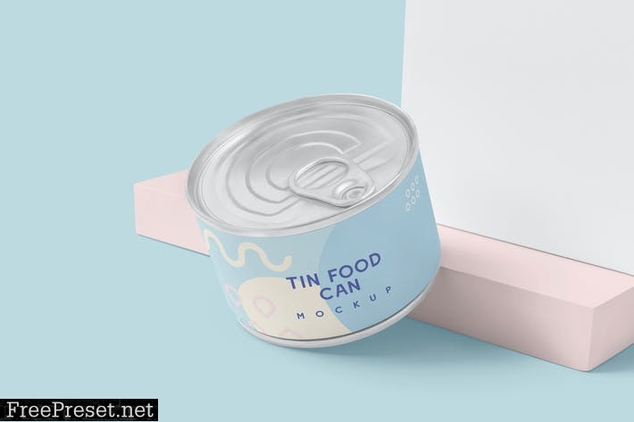 Small Food Can Mockups NWQD83V