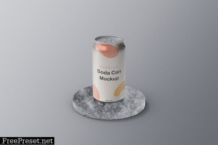 Soda Can Mockup EQGBR3T