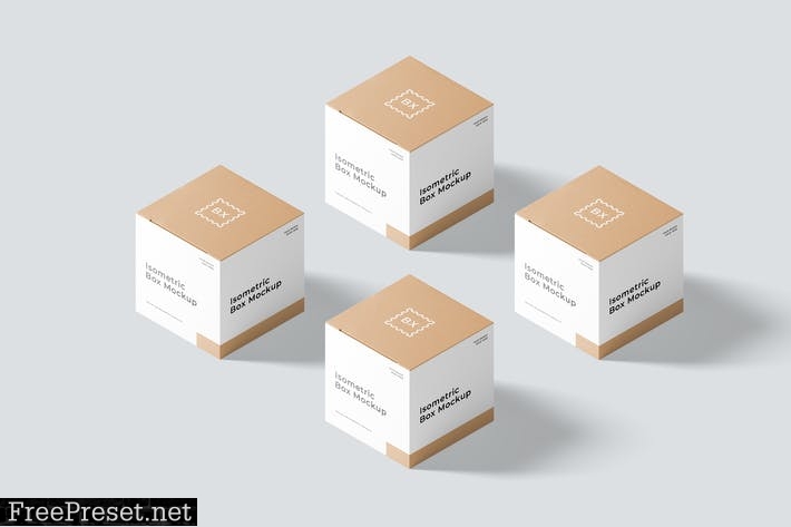 Square Box Mockup SXYW65D