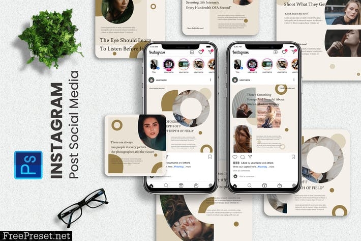 Tassel - Fashion Instagram Post Template NA987XE