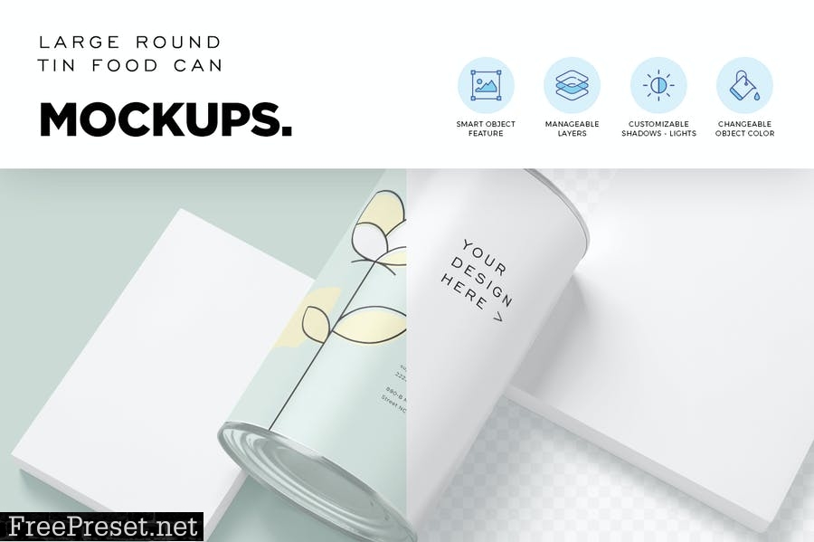 Tin Can Mockups