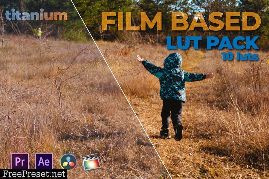 Titanium Film Based LUT Pack (10 Luts)