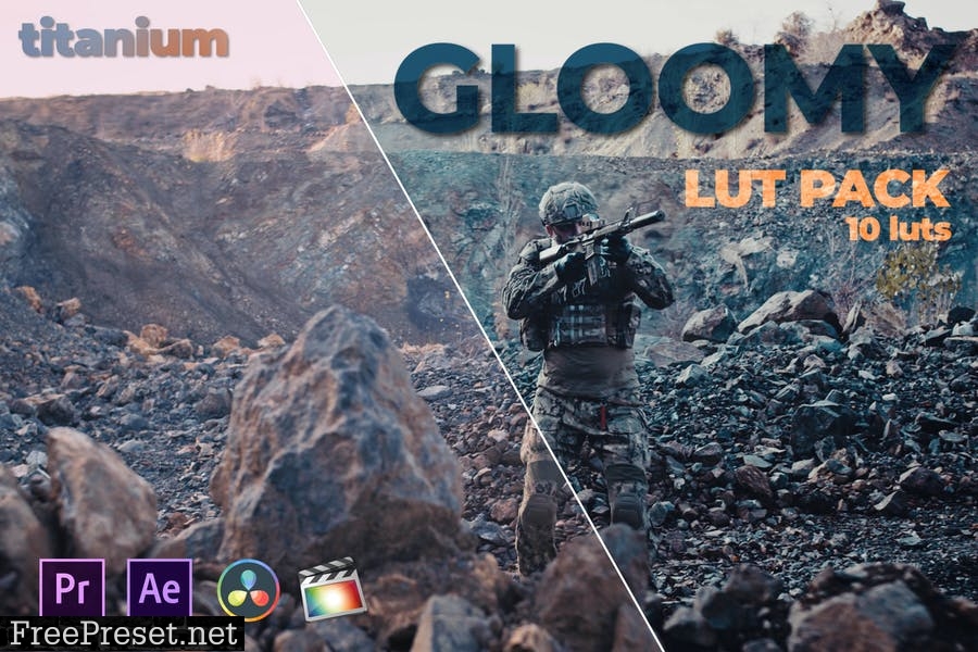 Titanium Gloomy LUT Pack (10 Luts)