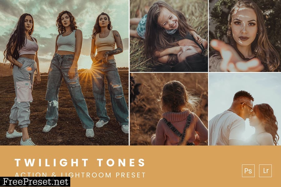 Twilight Tones Action & Lightroom Preset