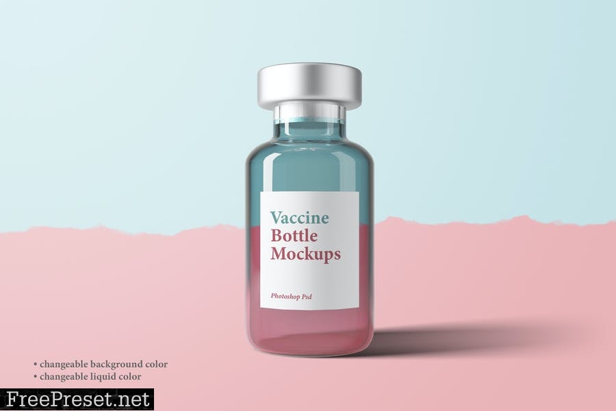 Vaccine Bottle Mockups N9ZHSHU