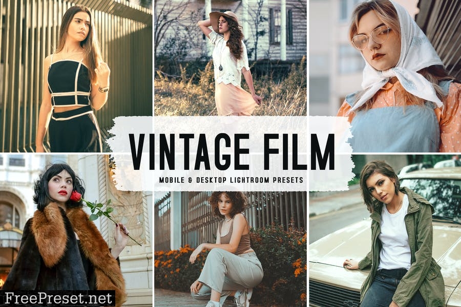 Vintage Film Mobile & Desktop Lightroom Presets