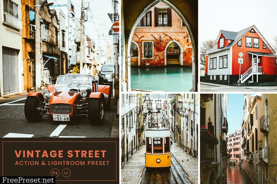 Vintage Street Action & Lightrom Presets