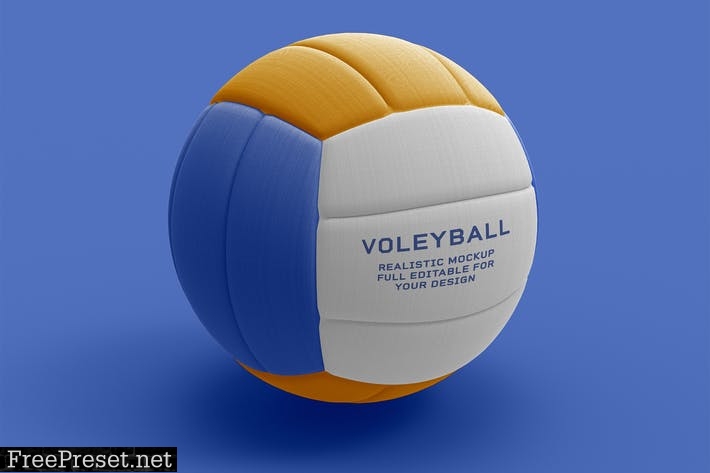 Volleyball Ball Isolated Mockup DBTCSES