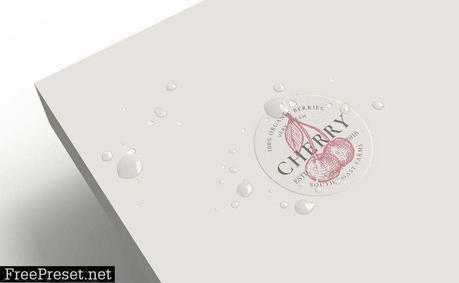 Waterproof Sticker Mockup RQQZXR8