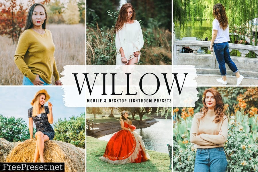 Willow Mobile & Desktop Lightroom Presets