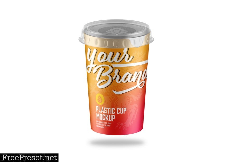 Yogurt Cup Mockup X244MFP