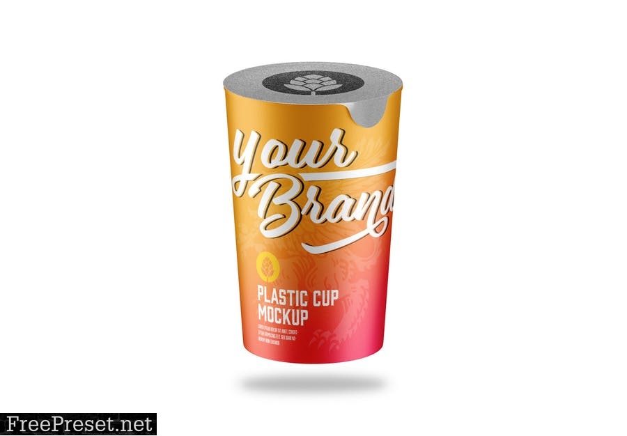 Yogurt Cup Mockup X244MFP