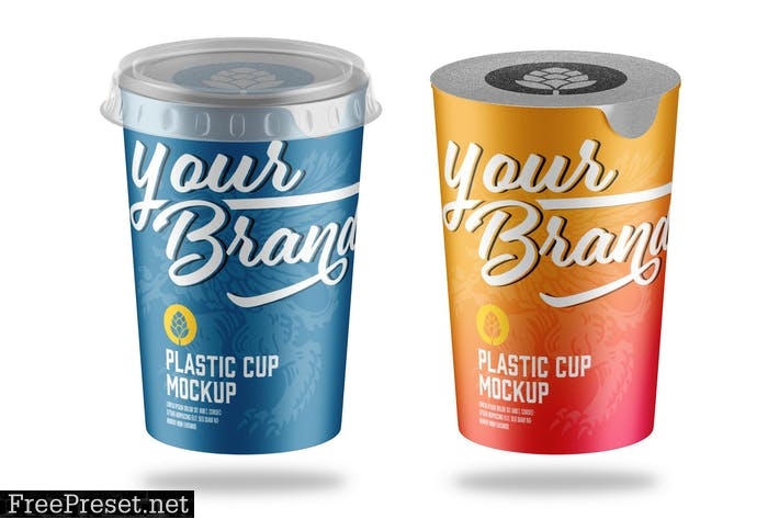 Yogurt Cup Mockup X244MFP